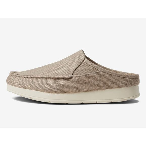 SPERRY Taupe Moc-Sider Mule Hemp Clogs Faux Fur Lining Men Slip On Comfort 8 NWT main image 15